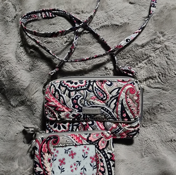 Vera Bradley Crossbody and Wallet - Picture 1 of 3